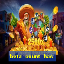 beta count has changed pt br